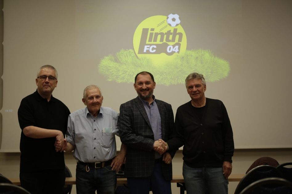 von links nach rechts: Renato Mazzocut, Nevio Besio, Shaqir Rrahmanaj und Erich Fischli (zvg)