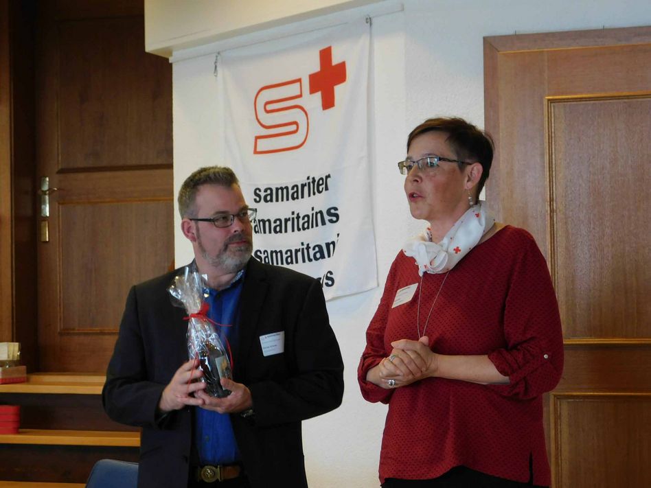 Präsidentin Rotes Kreuz. Philipp Stoller