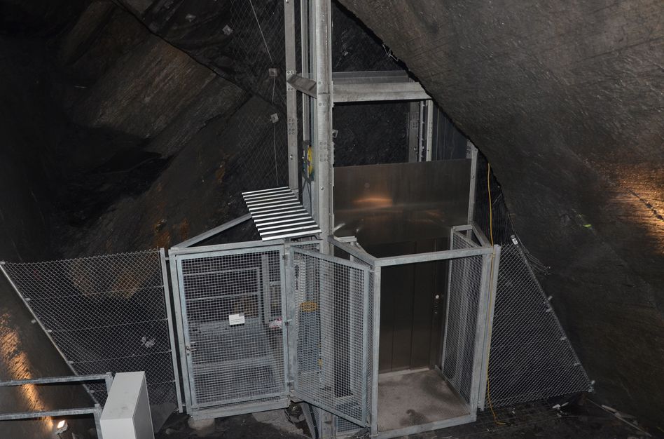 Der Lift im Landesplattenberg in Betrieb