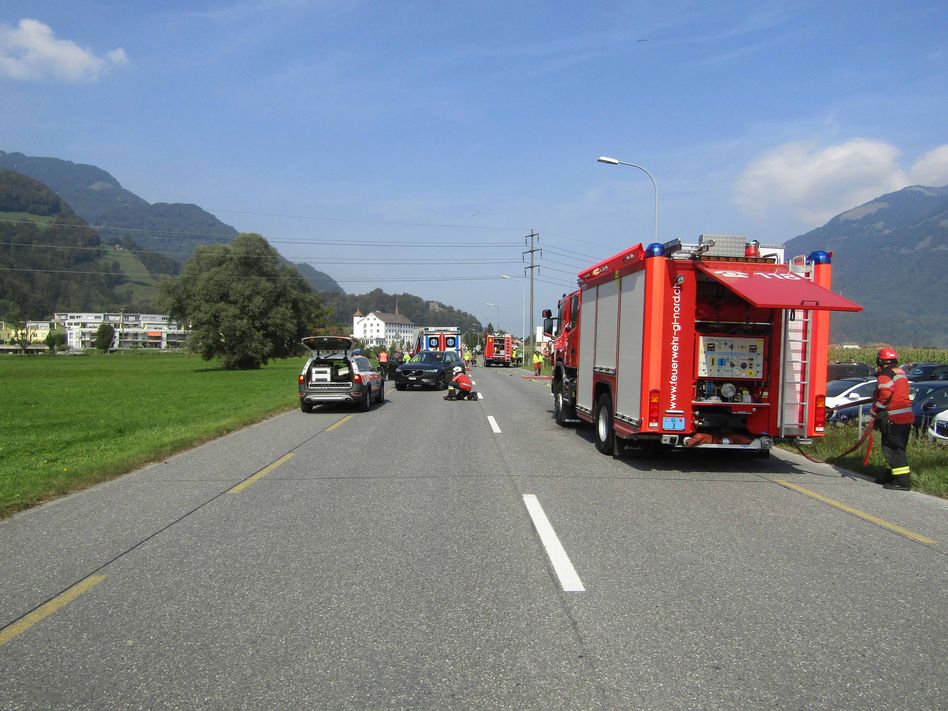 Verkehrsunfall in Näfels