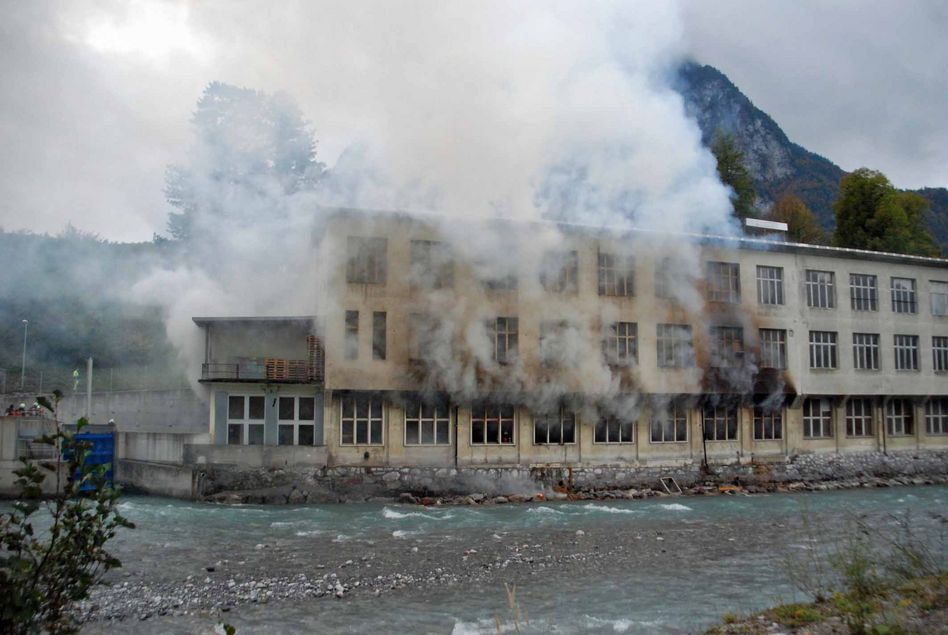 Brandfall in Glarus