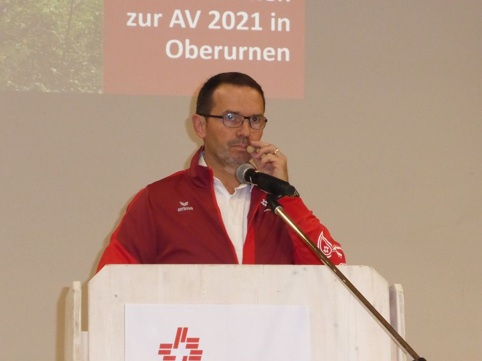Führte souverän durch die Versammlung: GLTV-Präsident Marcel Bösch (Bolder: w.baumgartner)