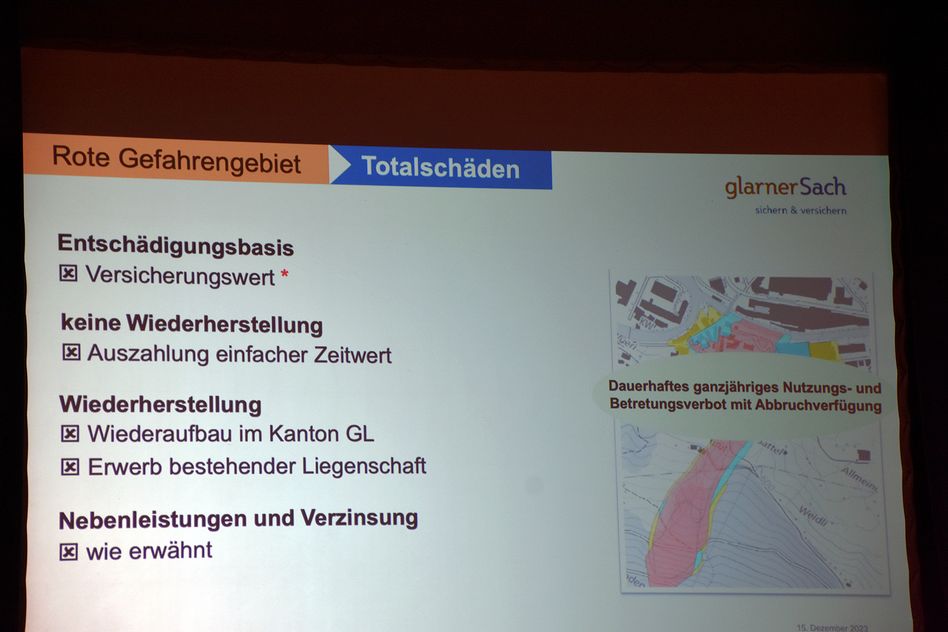 glarnerSach: Gebäudeschäden durch Wagenrunse sind gedeckt