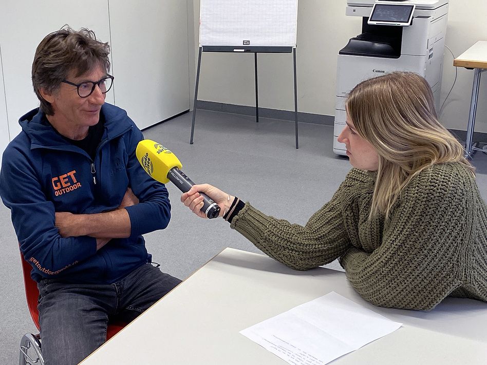 Michel Laurent als Direktbetroffener im Interview mit Radio Zürisee (Bilder: w.baumgartner)