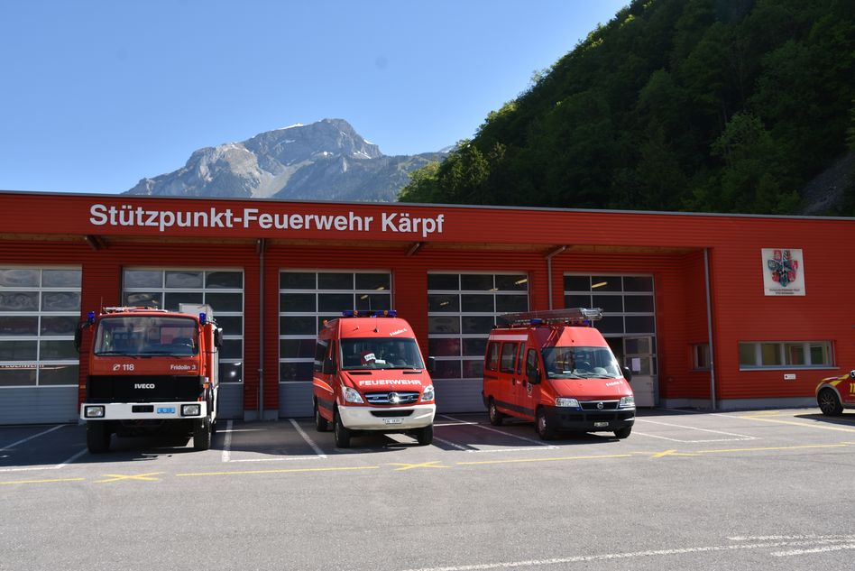 Stützpunkt Feuerwehr Kärpf in Schwanden