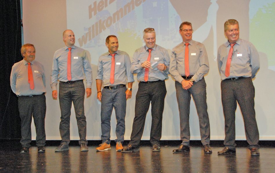 Das LAP-Komitee, von links Thys Luchsinger, René Lüthi, Res Hefti, Präsident Ruedi Tresch, Dave Gutzwiller und Rochus Hobi