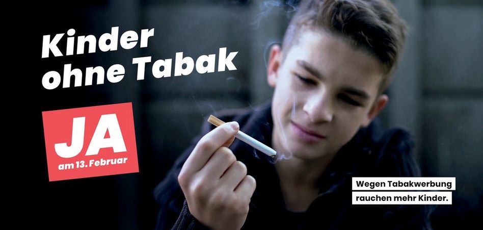 Volksinitiative «Kinder ohne Tabak»: Kinder und Jugendliche müssen endlich vor der Tabakwerbung geschützt werden (zvg)