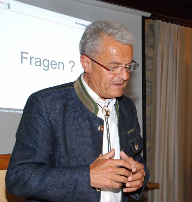 Franco Scodeller, Vorstandsmitglied von „Jagd Schweiz“ informierte über die Tätigkeiten im Verband