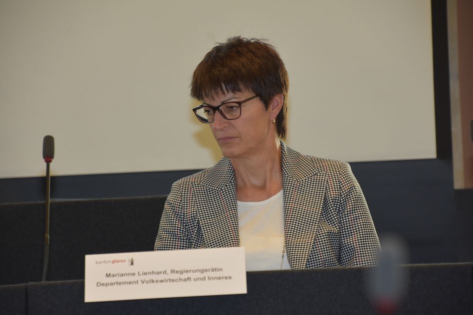 Regierungsrätin Marianne Lienhard; Departementsvorsitzende Volkswirtschaft und Inneres