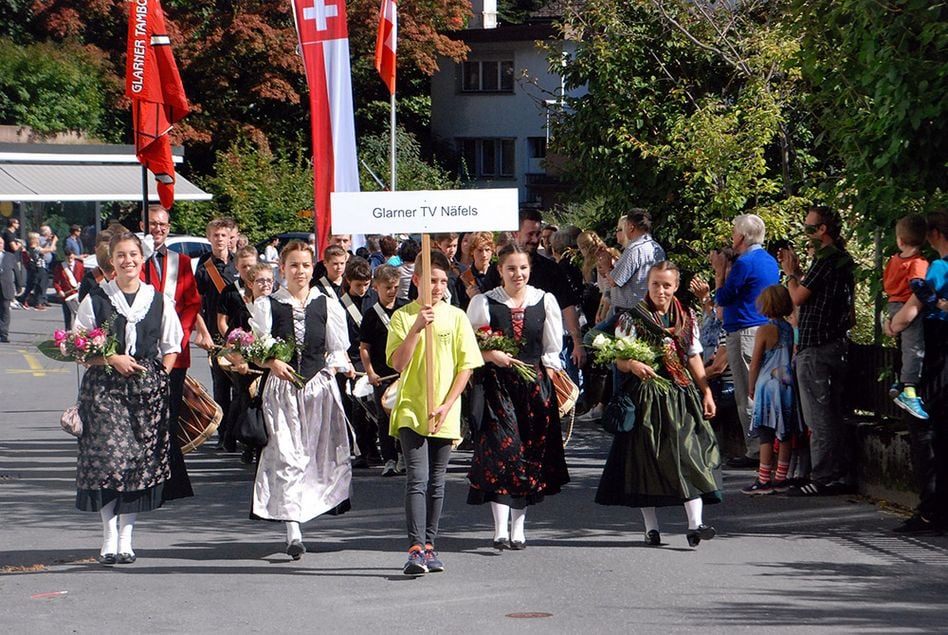 In Näfels hingegen das 40. Ostschweizerische Jungtambourenfest. (Bild: Hasp.)