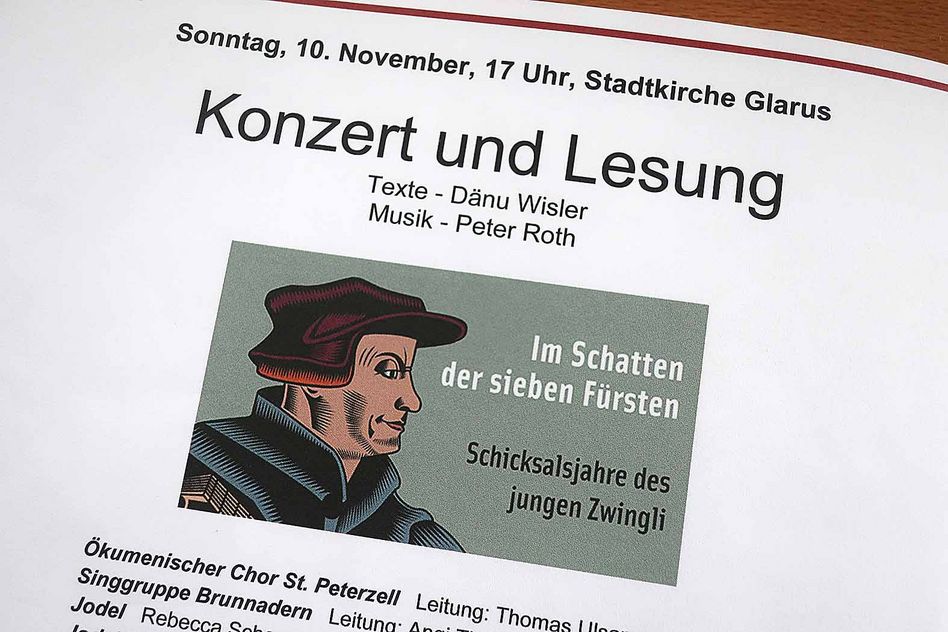 Am 10. November erwartet die hoffentlich zahlreichen Besucherinnen und Besucher ein grosses Konzert mit Lesung in der Stadtkirche Glarus. (Bild: mb)