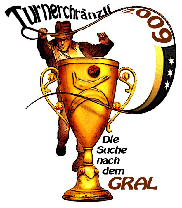 Turner Chränzli 2009: Die Turnenden Vereine Oberurnen „Auf der Suche nach dem Gral“. (Bild: zvg)