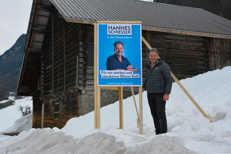 Hannes Schiesser kandidiert für einen Sitz im Gemeinderat von Glarus Süd (zvg)