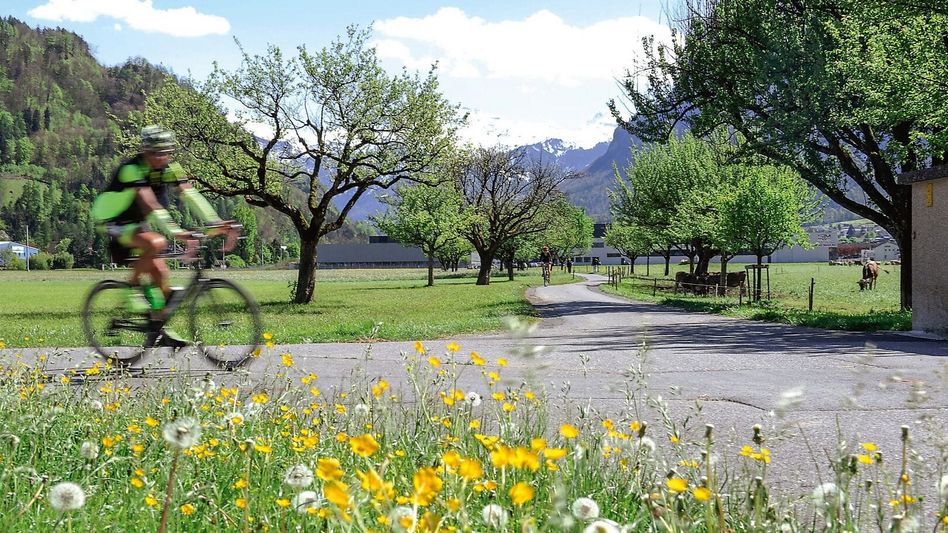 Der Kanton will auch künftig für eine Aufwertung der Velowege sorgen • (Foto: Maya Rhyner/Visit Glarnerland)