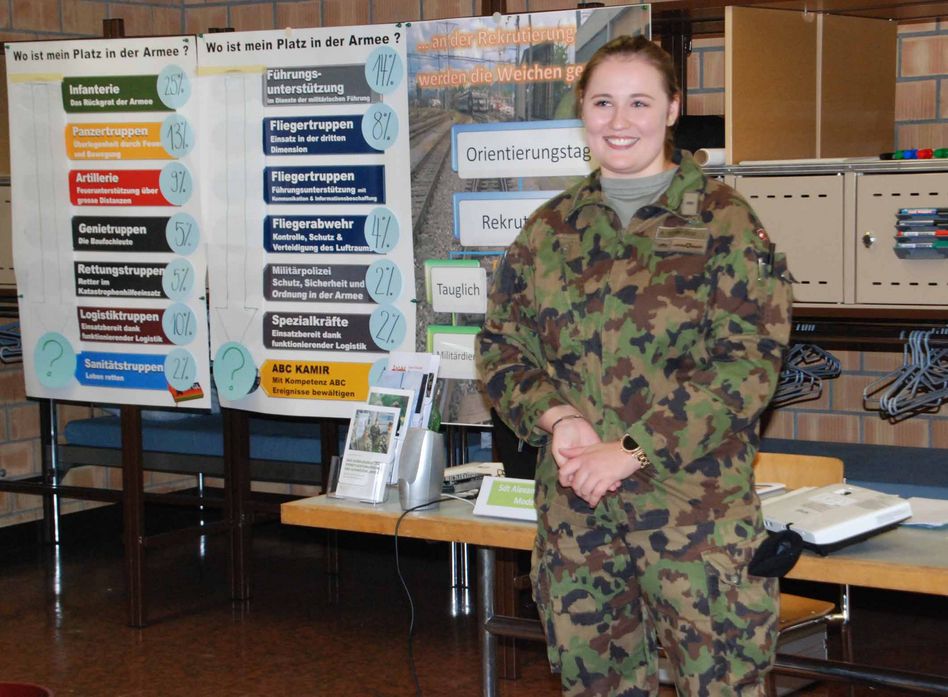 Vermehrtes Interesse der Frauen für die Schweizer Armee