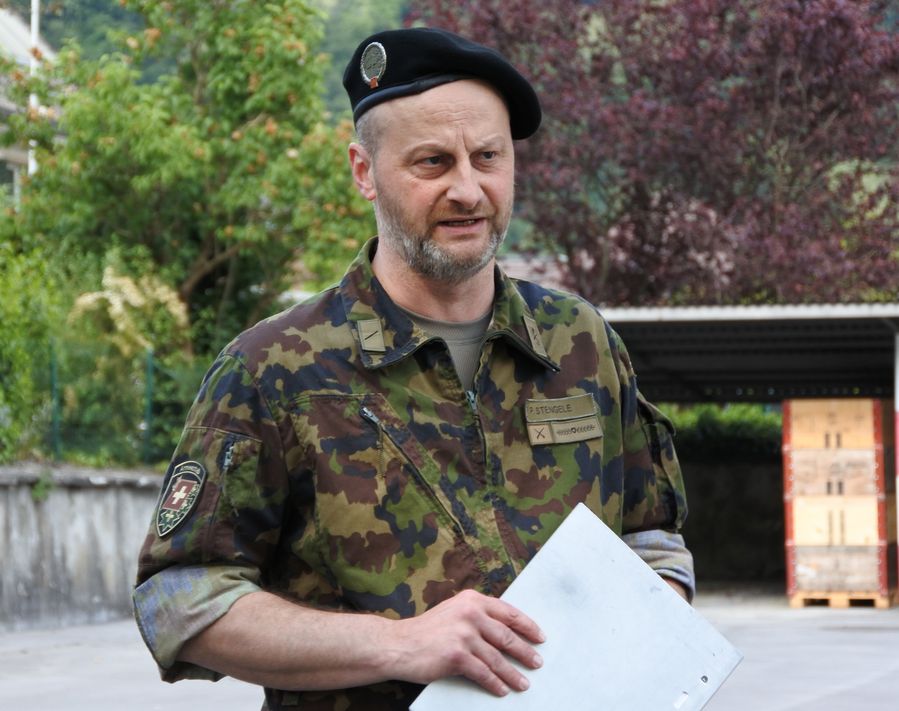 Feldchef Peter Stengele