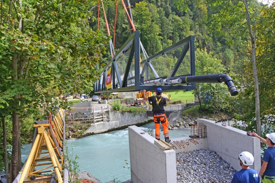 Die neue Langgüetli-Brücke in Netstal wurde endlich fertiggestellt!