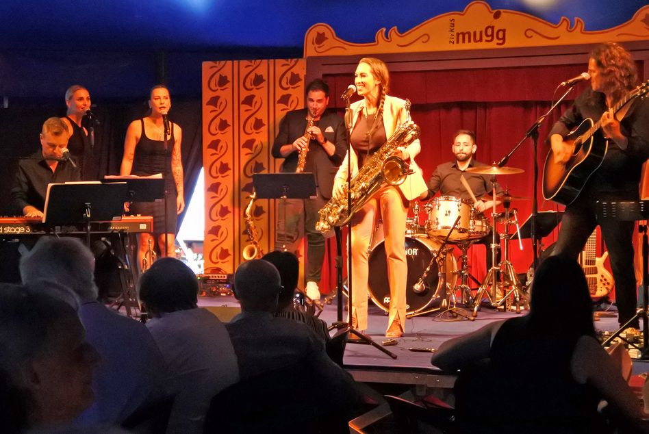Konzert und Galadiner mit Nelly Patty &amp; Band und Christoph Walter im Zirkus Mugg (Bilder: hasp)