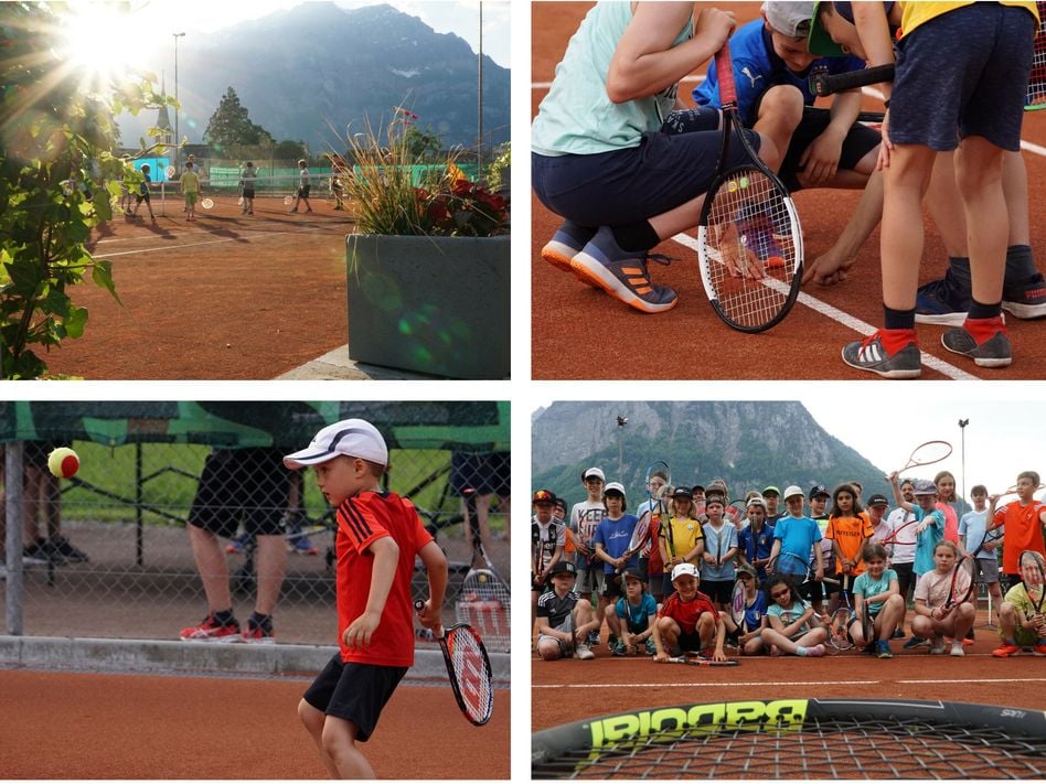 Erster Junioren-Clubabend des Glarner Tennis Club (Fotos: Daniel Hösli, Ennenda)