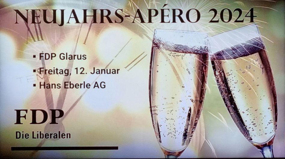 Neujahrs-Apéro der FDP Glarus (zvg)