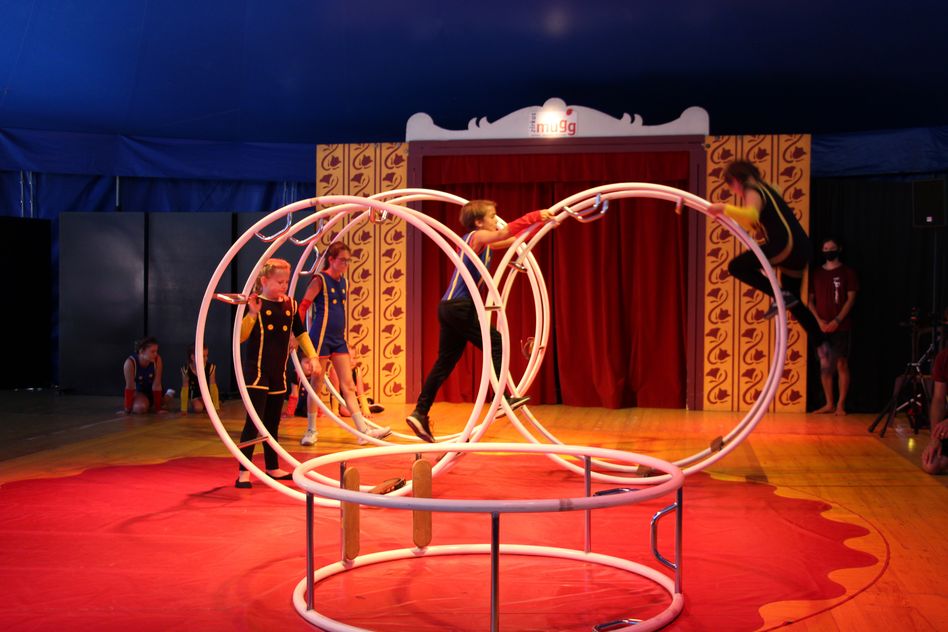 Artistik, Musik, jugendlicher Charme – alles im Zirkus Mugg