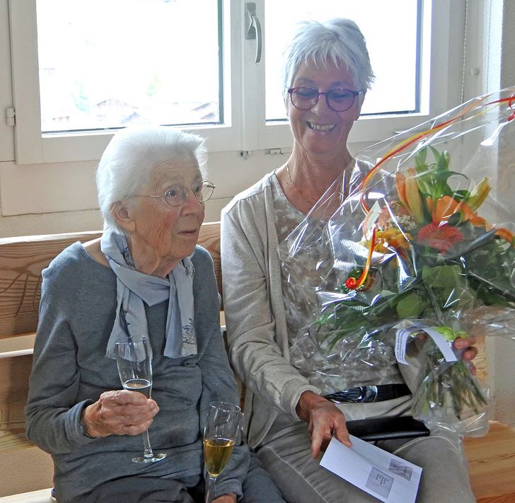 Elisabeth Hefti-Landolt erfreut sich mit ihren 100 Jahren bester guter Gesundheit