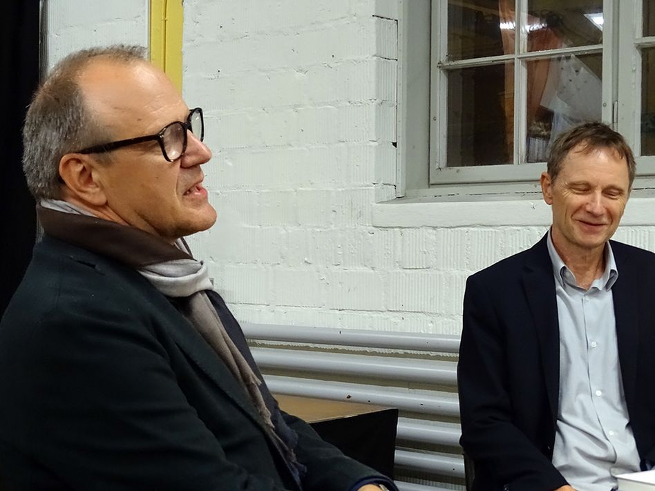 Im Gespräch: Hans Baumgartner (links) und Res Strehle