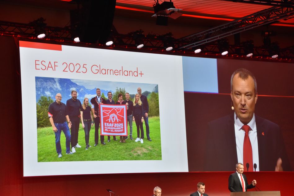 Sponsoring der Bank zum Beispiel bei ESAF 2025 Glarnerland+ oder ...