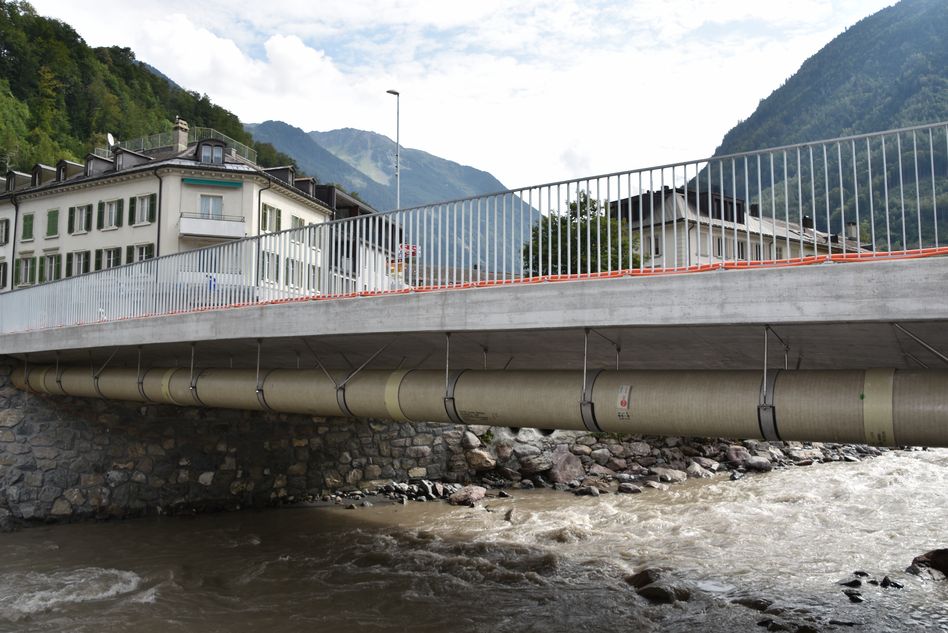 Neue Linthbrücke in Schwanden eröffnet