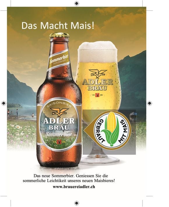 Das neue spezielle Sommerbier der Brauerei Adler ist da!!(zvg)