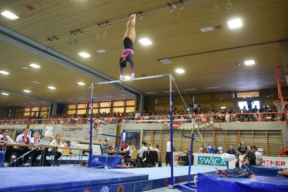 Die Schweizer-Meisterschaften im Kunstturnen fand in diesem Jahr in Glarus statt (Bild: jhuber)