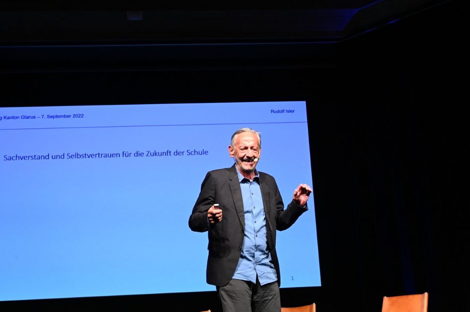 Prof. Dr. Rudolf Isler: «Schule der Zukunft braucht Selbstvertrauen und Sachverstand.» (Foto: FJ)