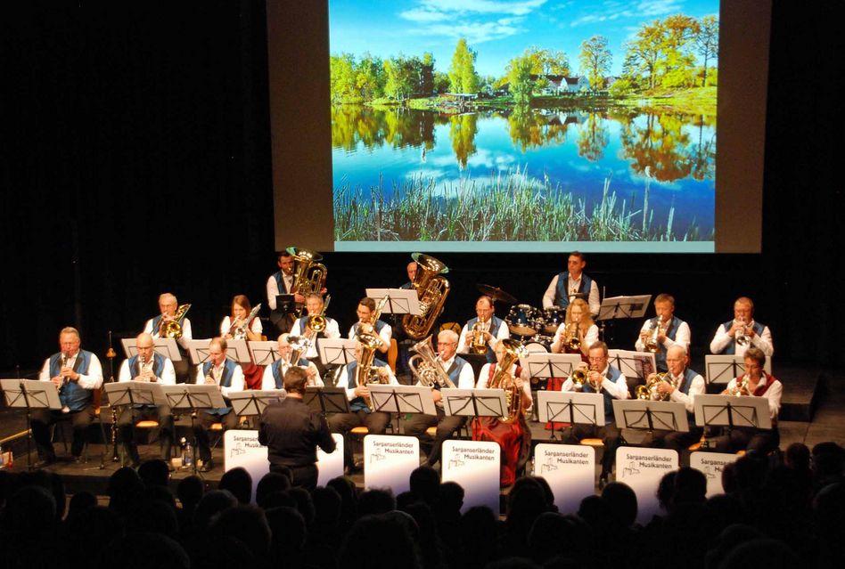 Die Sarganserländer Musikanten zeigten sich am Benefizkonzert 2019 in Höchstform