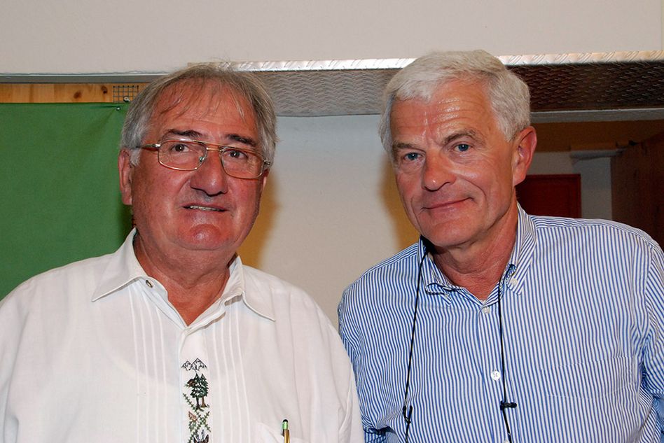Zwei Keller auf einem Bild: Wild-Koch Claudio Keller (links) und Hans Peter Keller