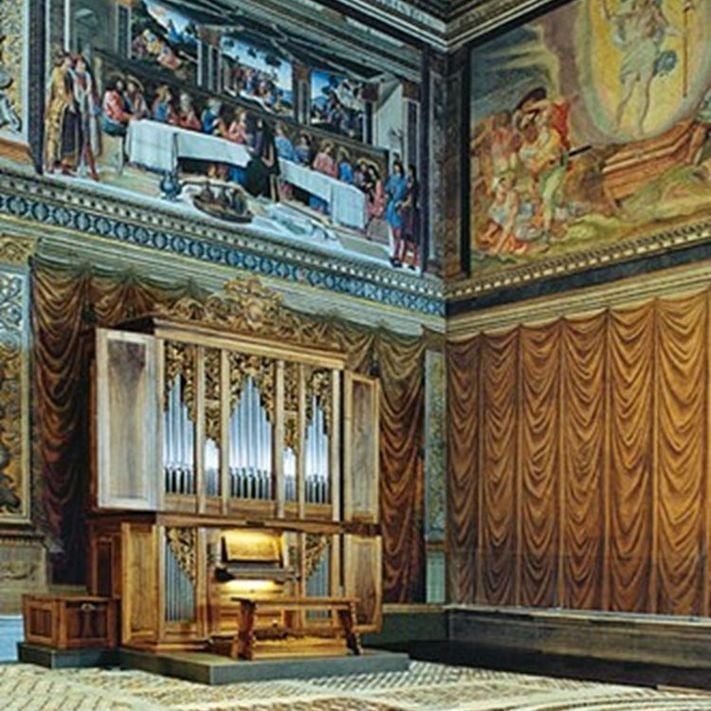 die Orgel in der sixtinischen Kappele im Vatikan. (Bilder: zvg)