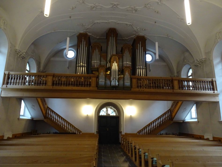 Das Innere der Kirche Ennenda