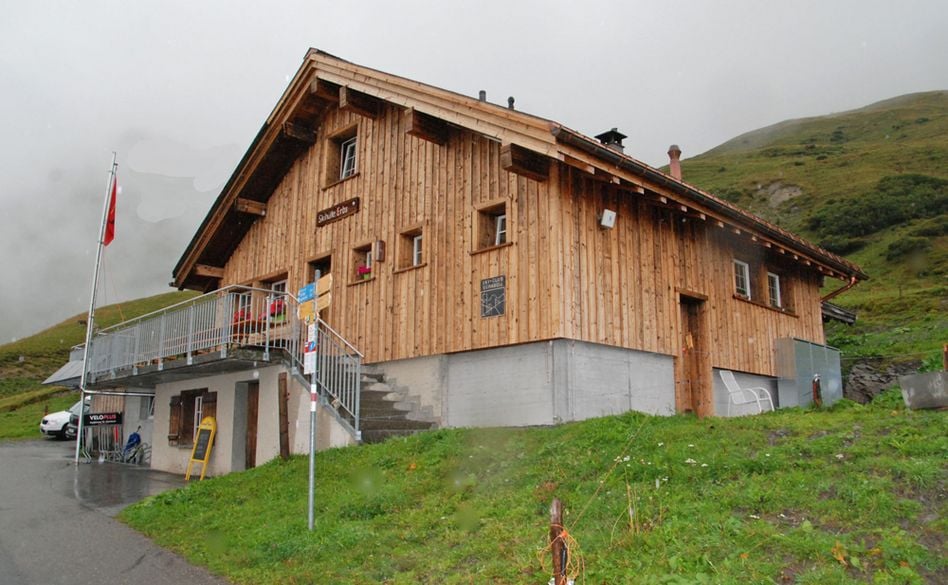 Umgebaute Skihütte Obererbs ist ein Bijou