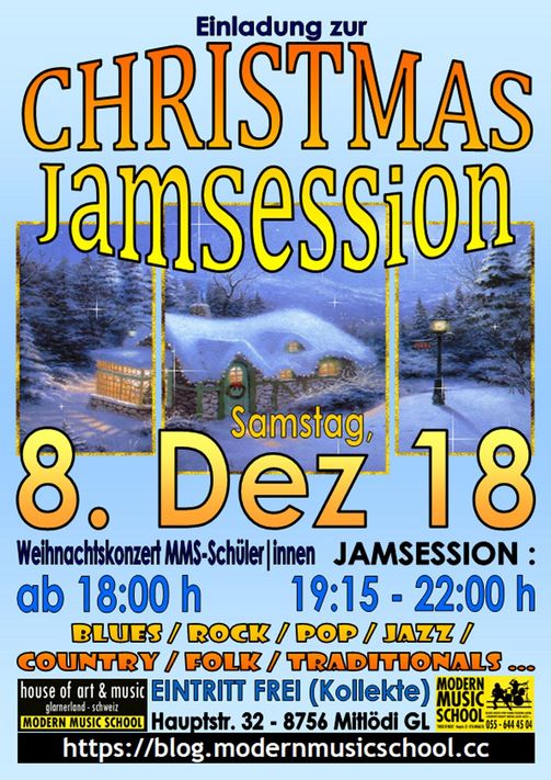 Flyer zur Christmas Jamsession (zvg)