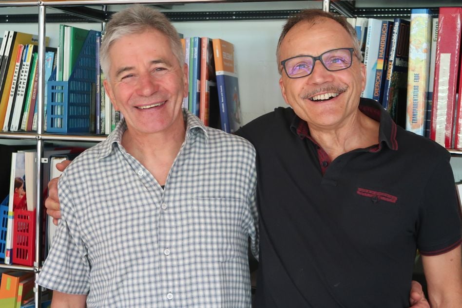 Jean-Daniel Laurent und Robert Bleisch treten in den wohlverdienten Ruhestand (bild: zvg)