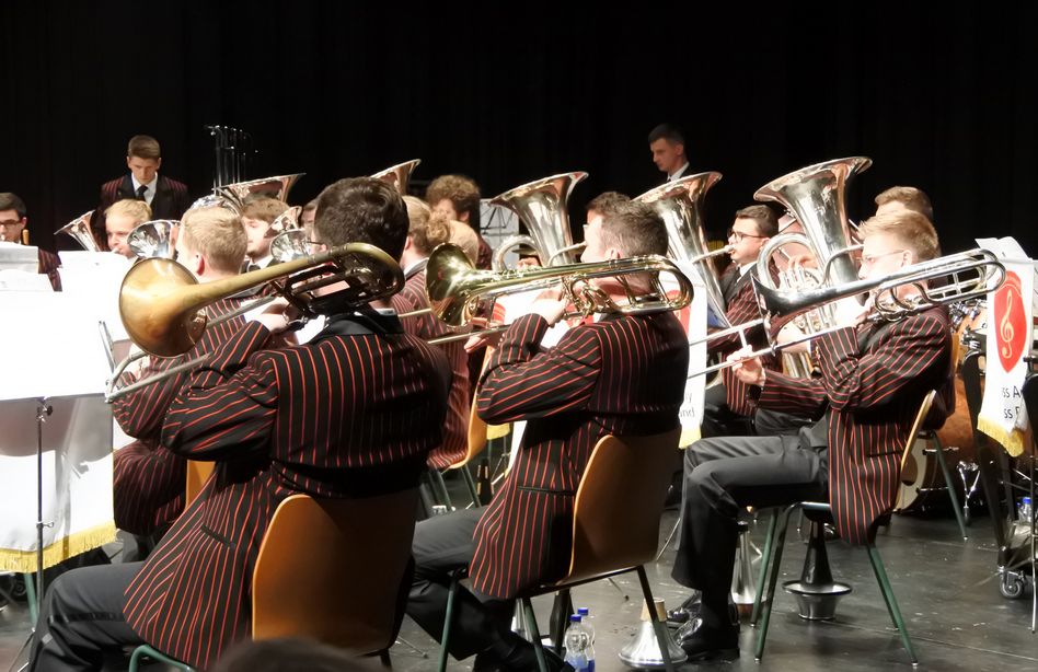 Die Swiss Army Brass Band riss das Publikum von den Sitzen