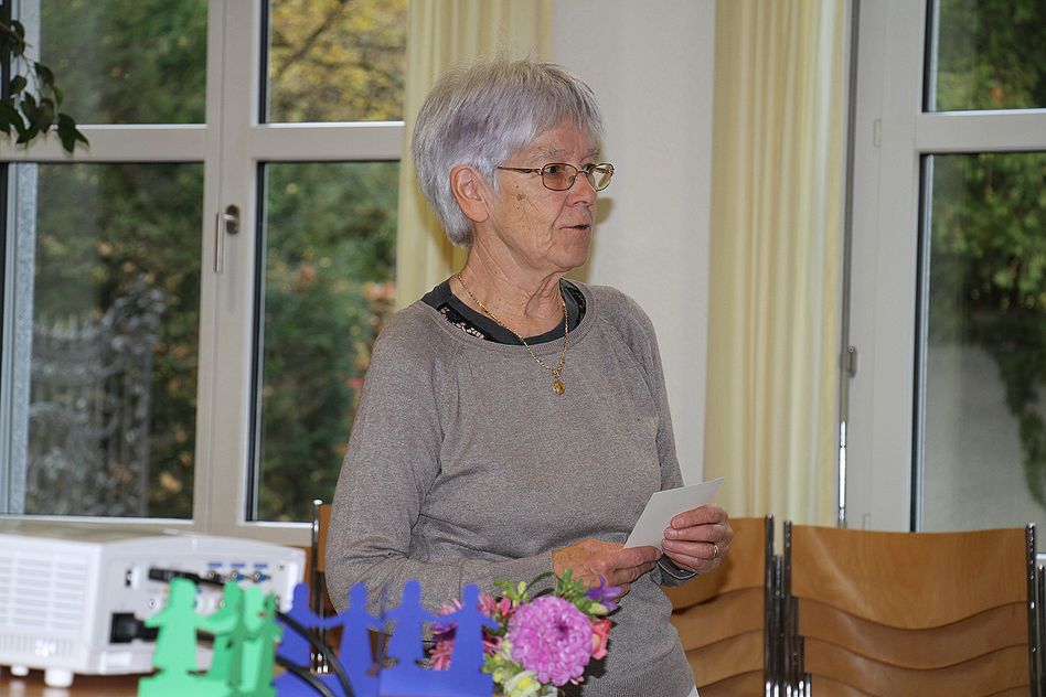 Präsidentin Monika Dürst-Legler freute sich, dass fast 40 Frauen am Einkehrtag teilnahmen.