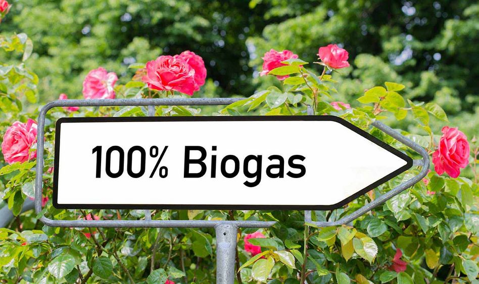 100% Biogas: Wegweiser zu einer komplett erneuerbaren Gasversorgung. (Bilder: zvg)