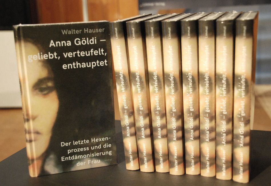 Walter Hausers neuestes Anna Göldi-Buch hat das Potential zu einem Bestseller (Bilder: hasp)