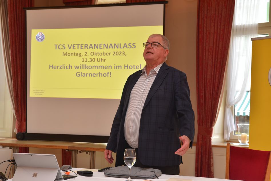 TCS Sektion Glarus Präsident Hansjürg Rhyner (Bilder: j.huber)