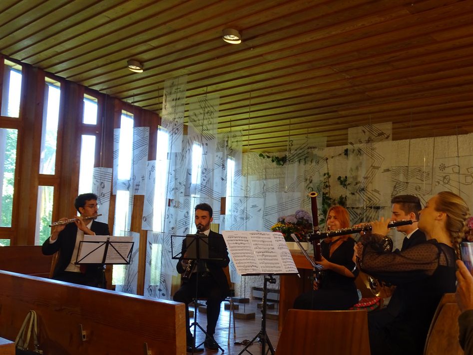 Impressionen vom Konzert in der Dorfkirche Braunwald (Bilder: p.meier)