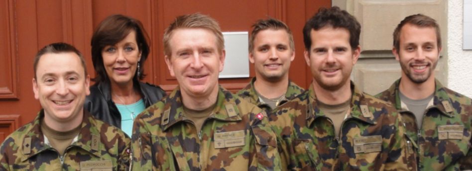 Das Moderationsteam des Kreiskommandos Glarus (von links): Urs Pedrocchi