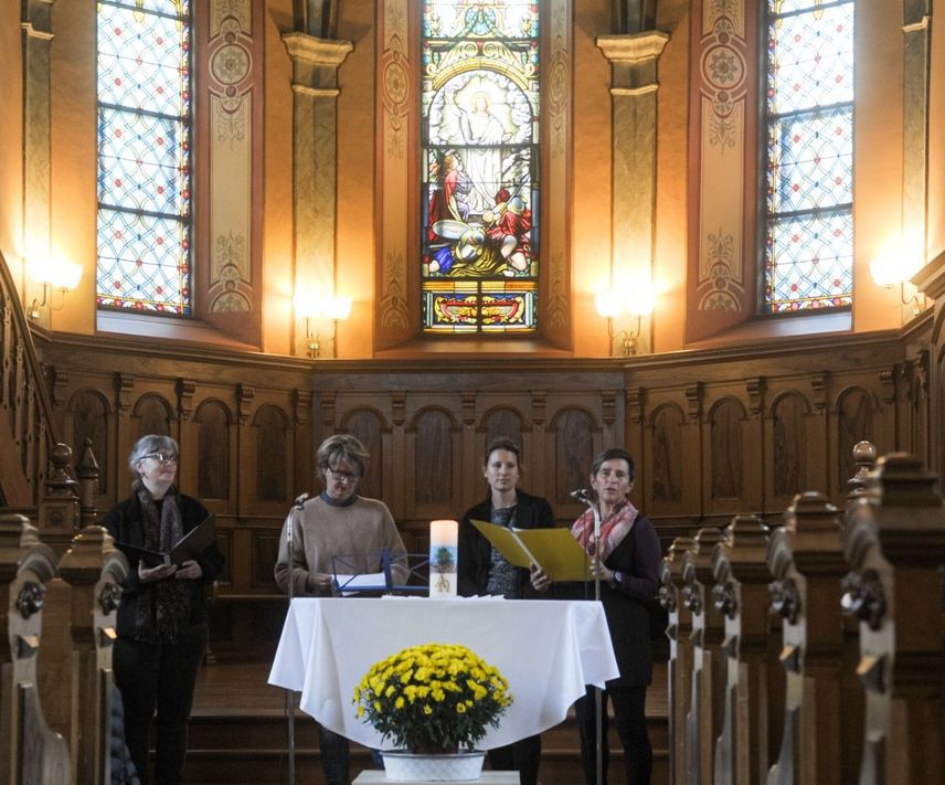 Das Frauenteam von «Kirche unterwegs» (von links nach rechts): Elisabeth Fischli, Corinne Schneider, Daniela Müller, Ursi Zweifel (zvg)