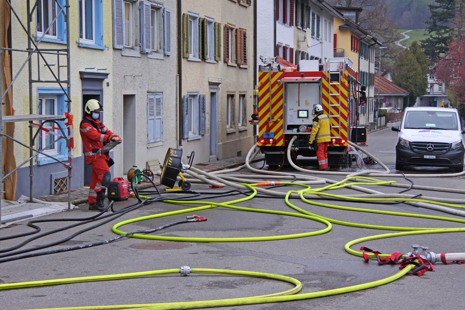Schneller Einsatz der Feuerwehr verhindert grösseren Schaden