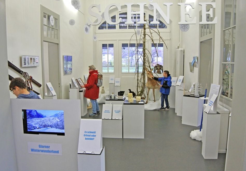 Langzeitausstellung im Naturzentrum Glarnerland im Bahnhofsgebäude in Glarus (Bilder: hasp)