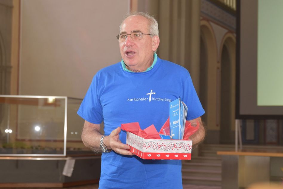 Ok-Präsident Martin Laupper freut sich mit dem Kantonalen Kirchentag auf ein Glarner-Volksfest. (Bild: jhuber)